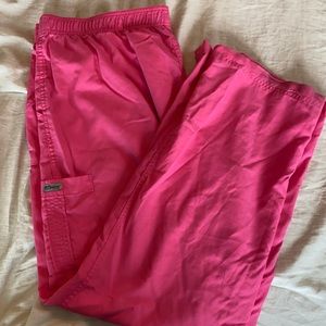 Grey’s Anatomy Pink Cargo Scrub Pants
